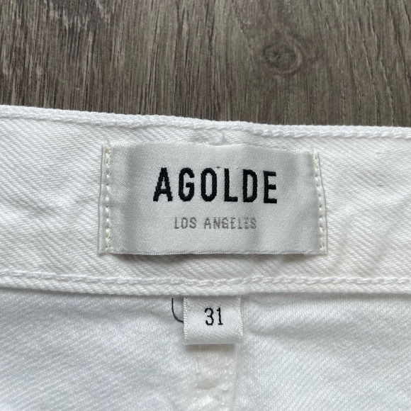 NWT AGOLDE Fran Low Slung Straight Jeans in Milkshake Size‎ 31 - Picture 3 of 14